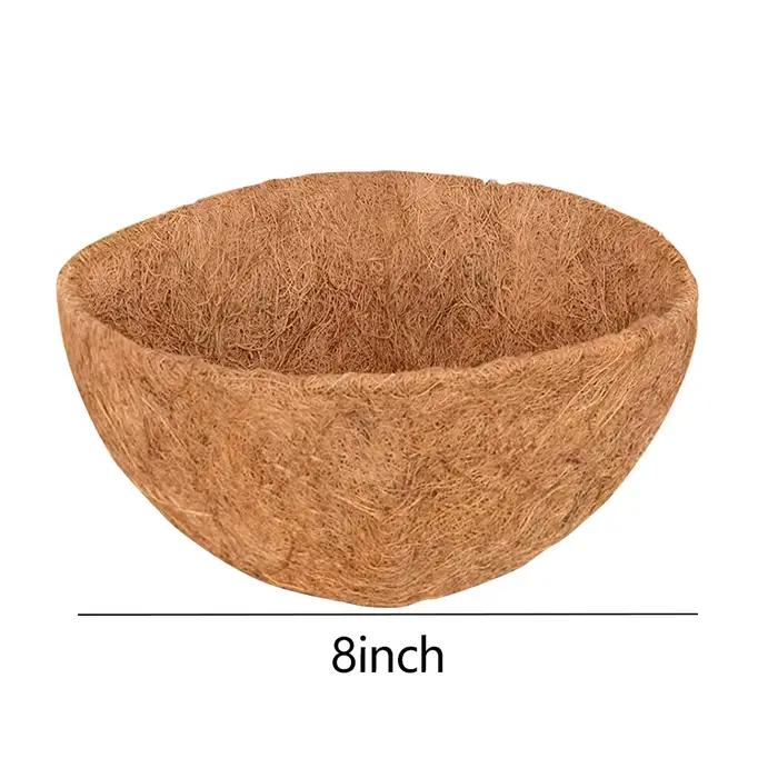Panier suspendu naturel en fibre de coco