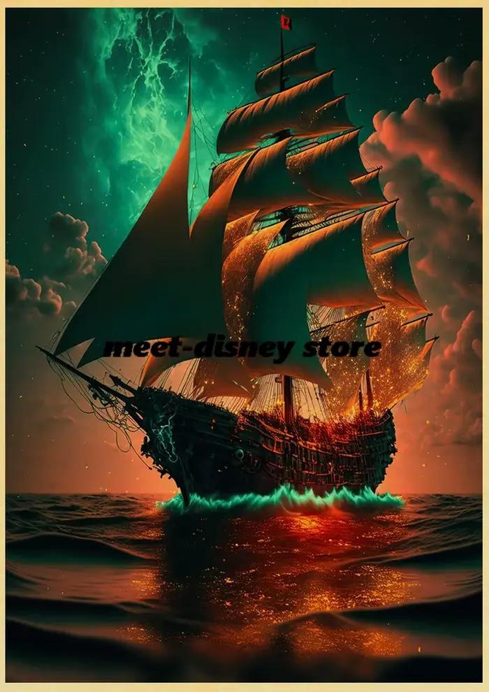Affiches de bateau Pirate