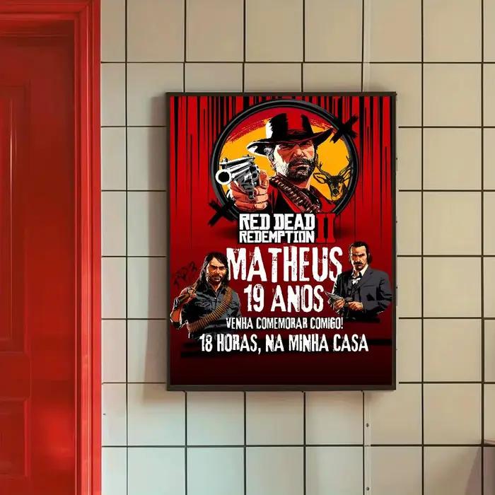 Affiche de jeu Red Dead Redemption 2