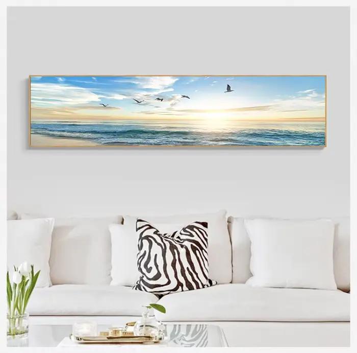 Peinture sur toile panoramique scandinave