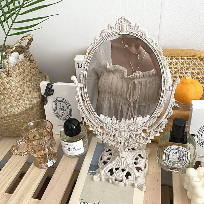 Miroir de conception florale pour la décoration de la maison