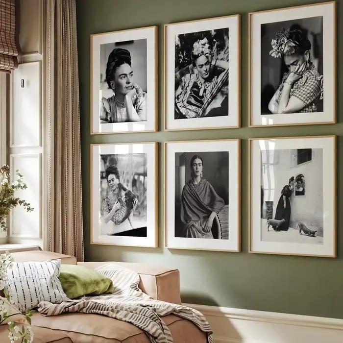 Toile de Portrait de femme mexicaine Frida Carlo
