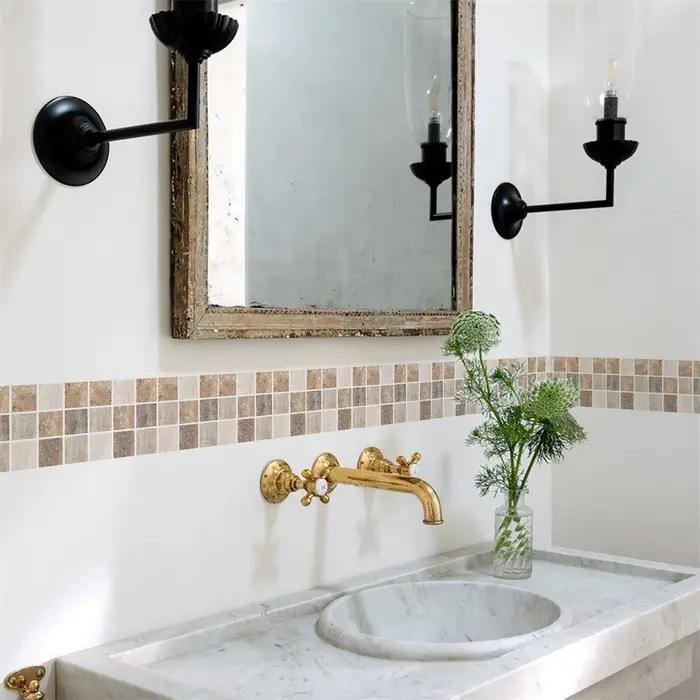 Autocollants muraux décoratifs pour salle de bain