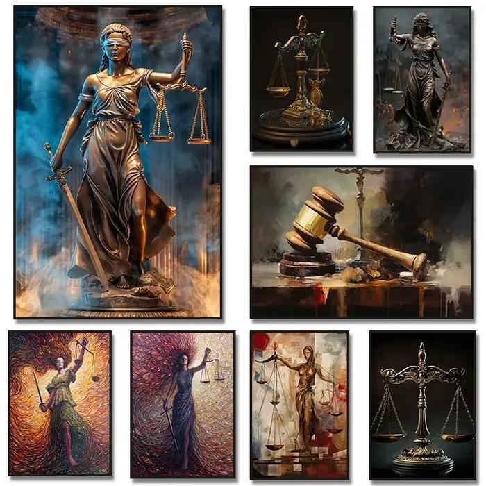 Affiches abstraites d'art d'avocat