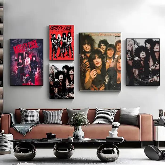 Motley Crues Rock Band Wild Poster