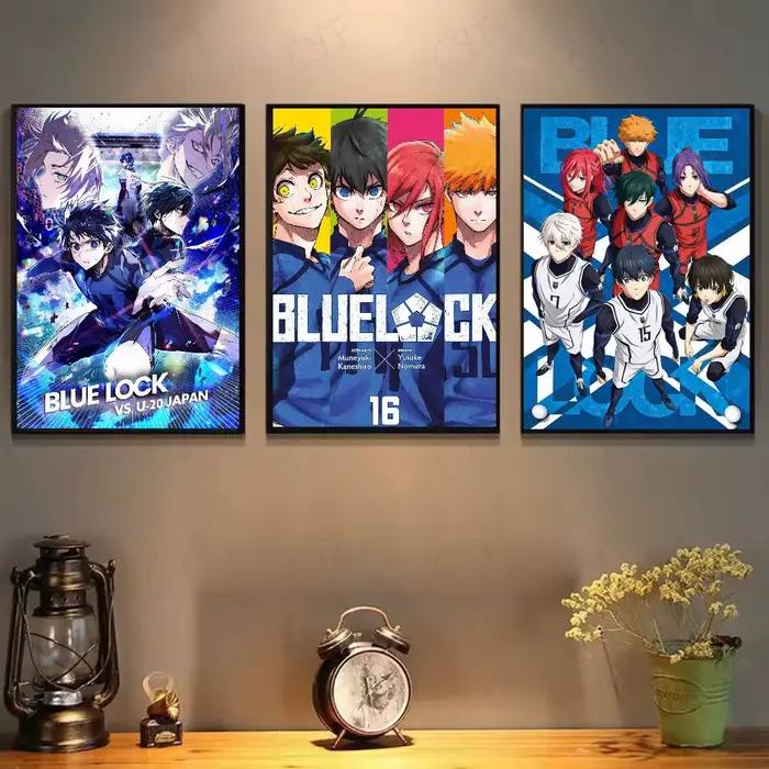 Affiche murale pop L-Lock Anime b-blue