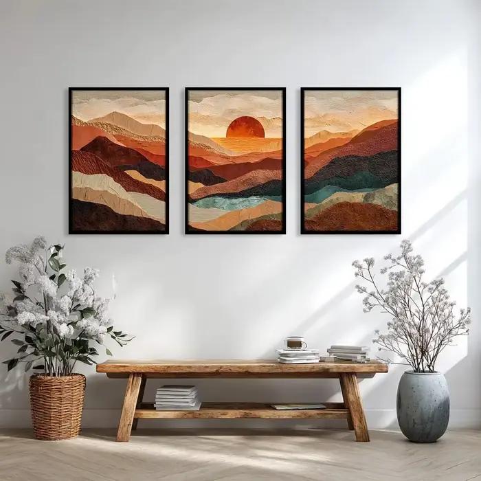 Peinture sur toile sans cadre
