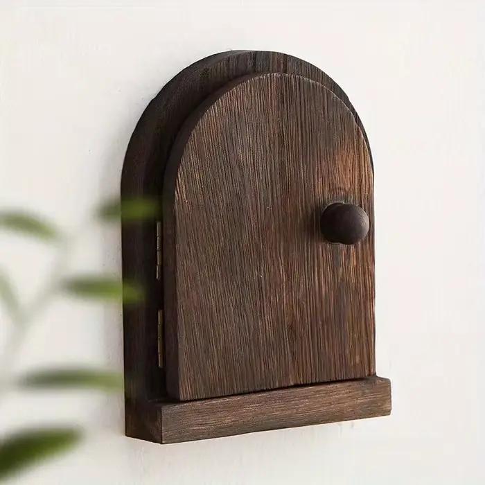 Couvercle de protection mural pour interrupteur en bois massif