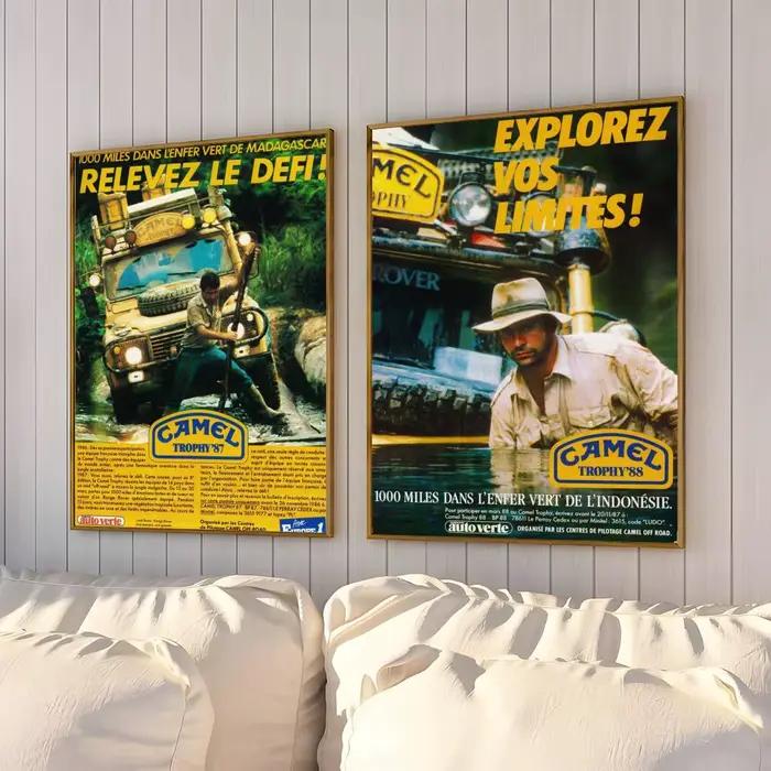 Camel Trophy D-Defender Poster HD imperméable haute ténacité auto-adhésif décoration murale universelle