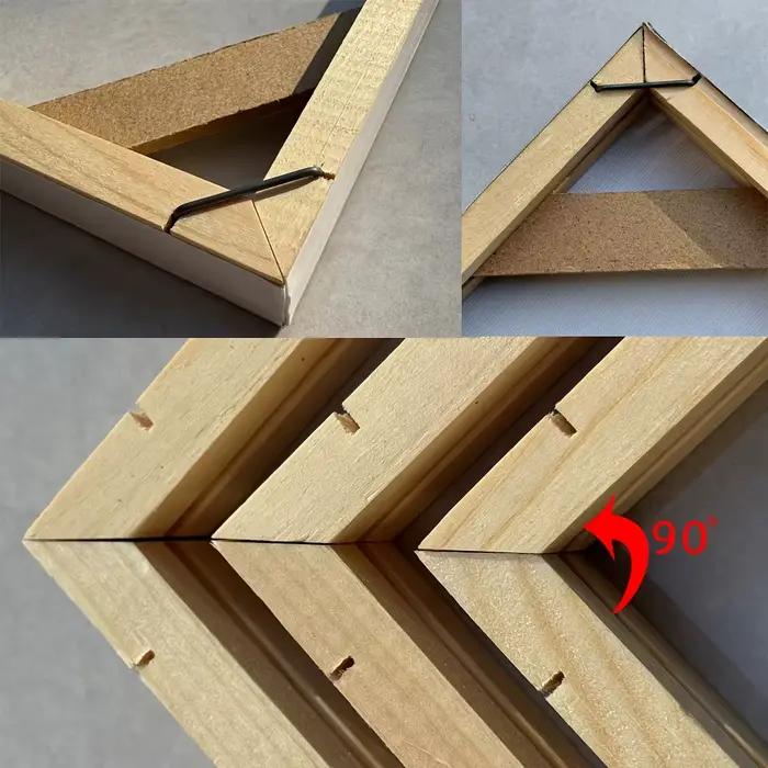 Cadre de toile en bois pour bricolage