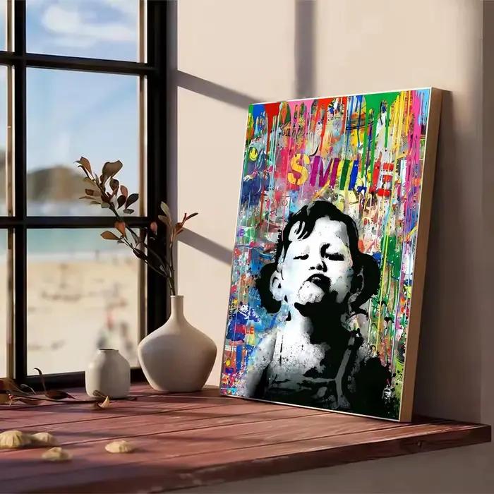Affiche de graffiti de rue Banksy