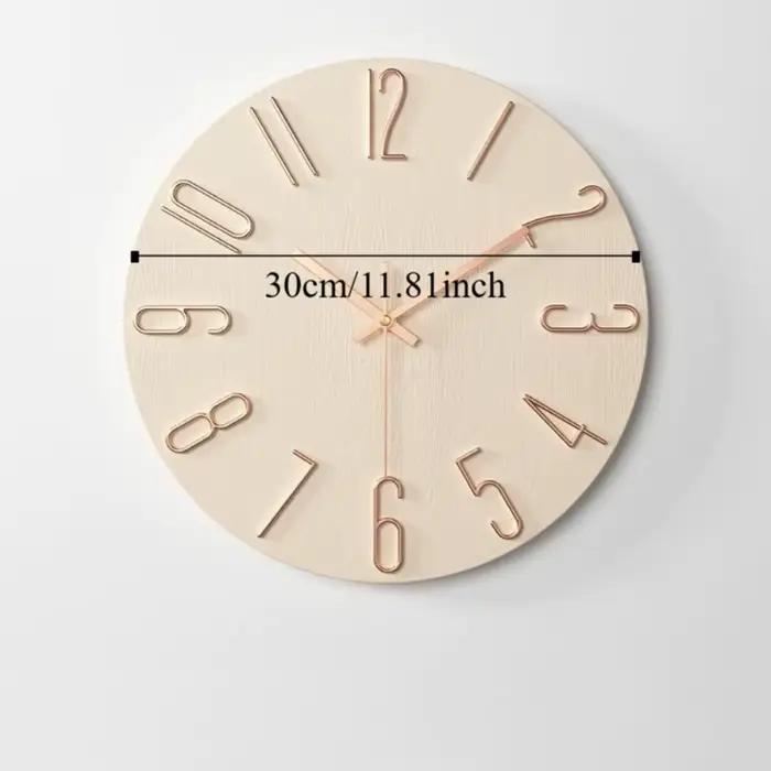 Horloge murale suspendue Simple de 12 pouces