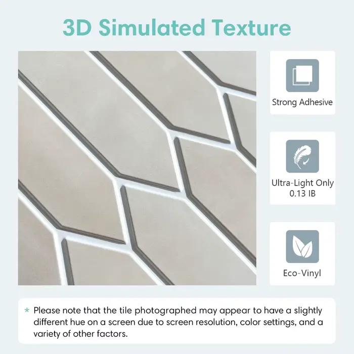Panneaux Muraux Géométriques 3D