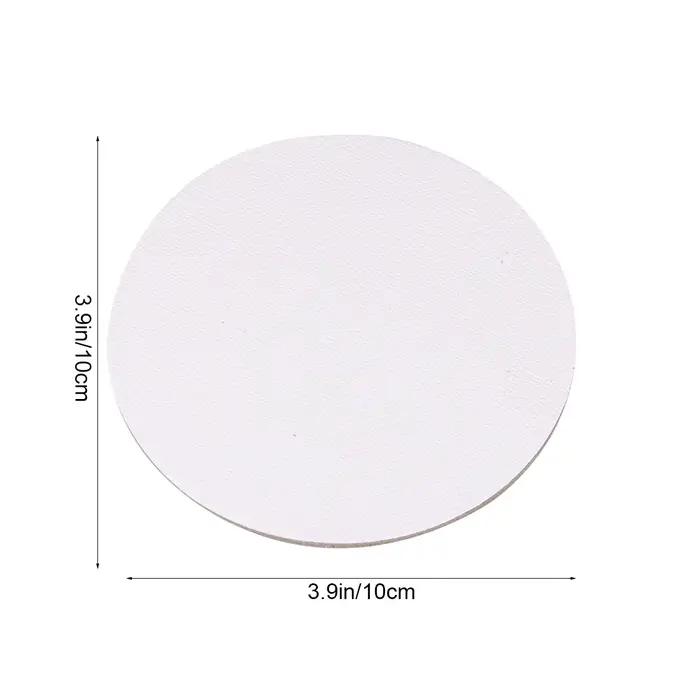 Ensemble de panneaux de toile ronds de 10cm