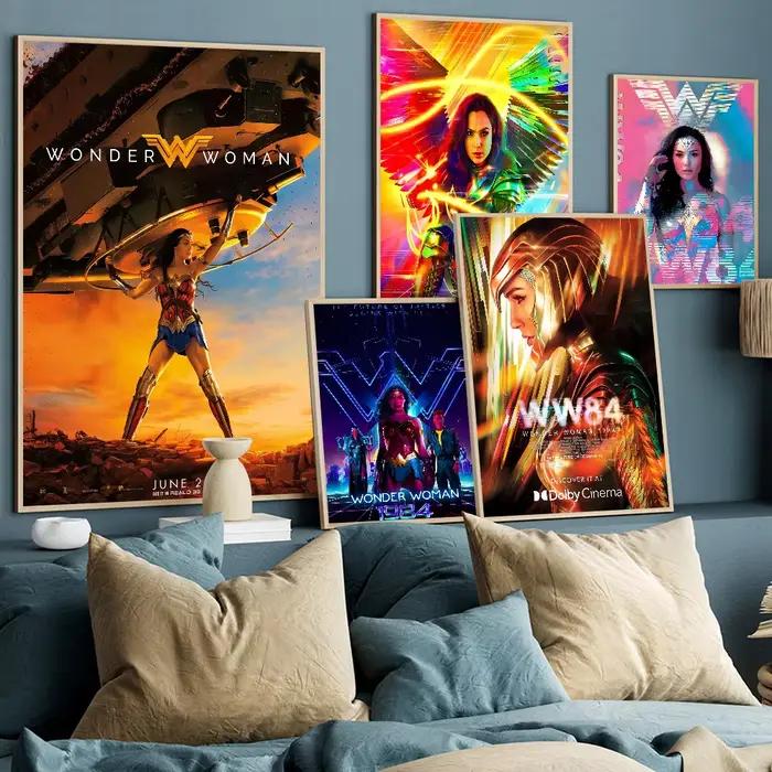 Autocollant Mural avec Imprimé de W Wonder Woman
