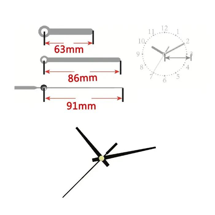 Mécanisme de mouvement d'horloge silencieux sans tic-tac