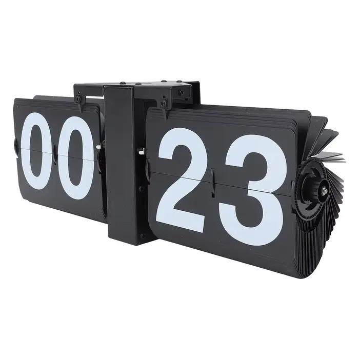 Horloge numérique rétro rabattable 24 heures