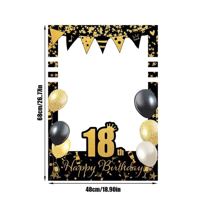 Cadre de cabine Photo pour fête d'anniversaire 30e 40e 50e 60e anniversaire