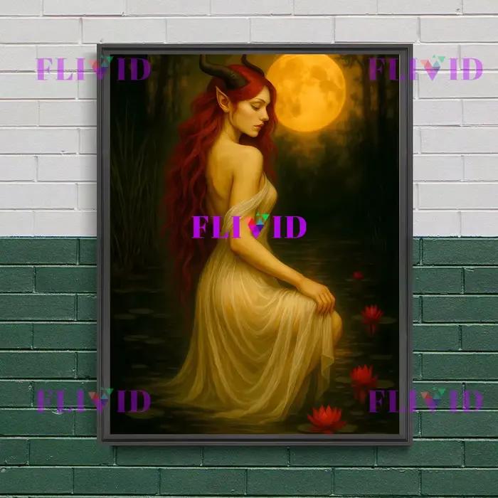 Art mural de déesse Lilith