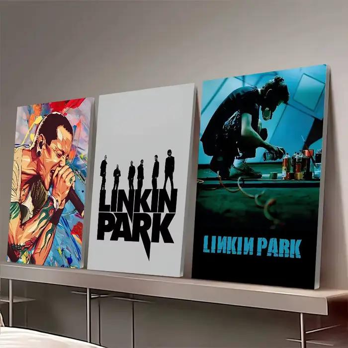 L-Linkin P-Park affiche affiches peintures décoratives étude chambre Bar fond