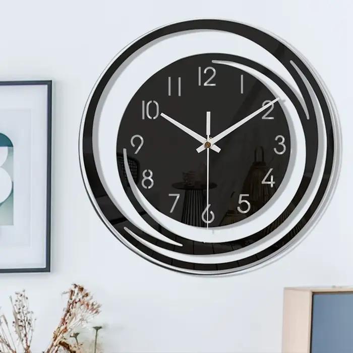 Horloge murale en acrylique de Style Simple