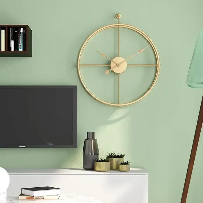 50/60cm horloge murale Design moderne grandes horloges muettes mur décor à la maison montres numériques circulaires