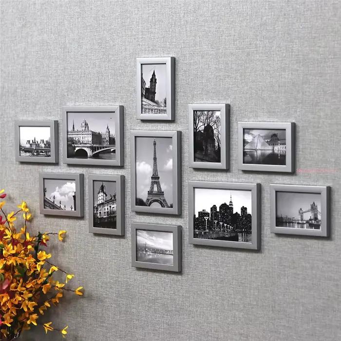 Ensemble de cadres photo d'architecture