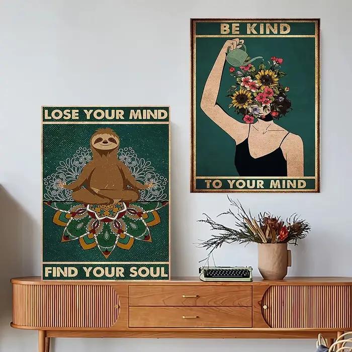 Affiche de santé mentale pour filles
