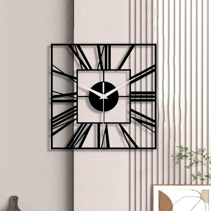 Horloge murale ronde en chiffre romain