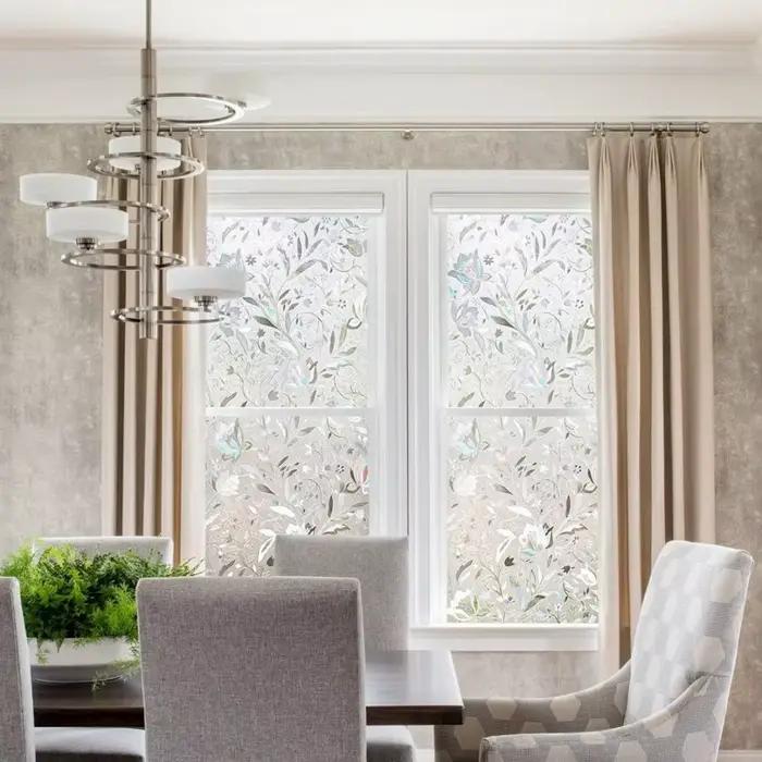 Film de confidentialité décoratif pour vitrail