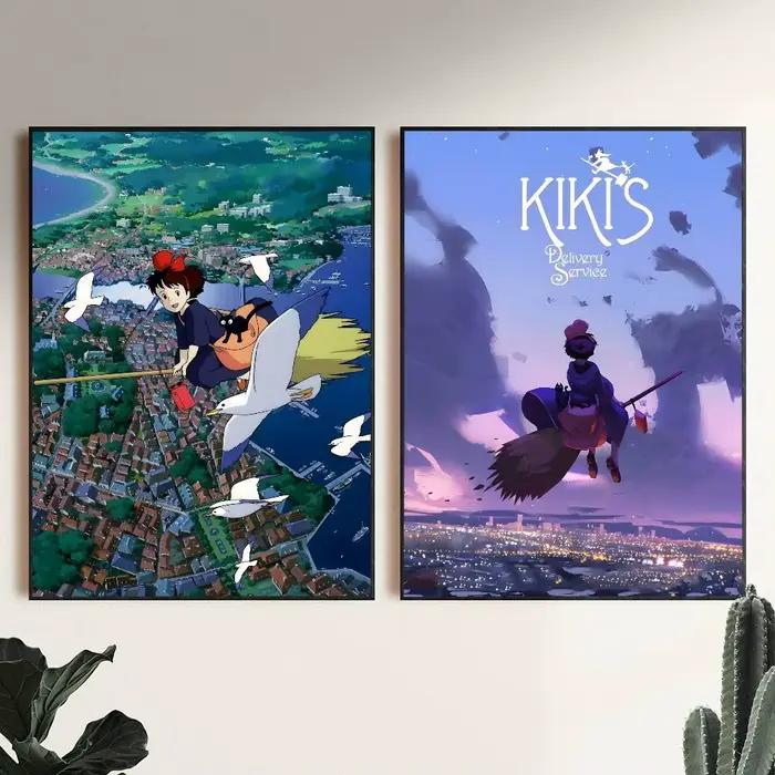 Affiches de film de dessin animé K-Kikis D-Delivery Service