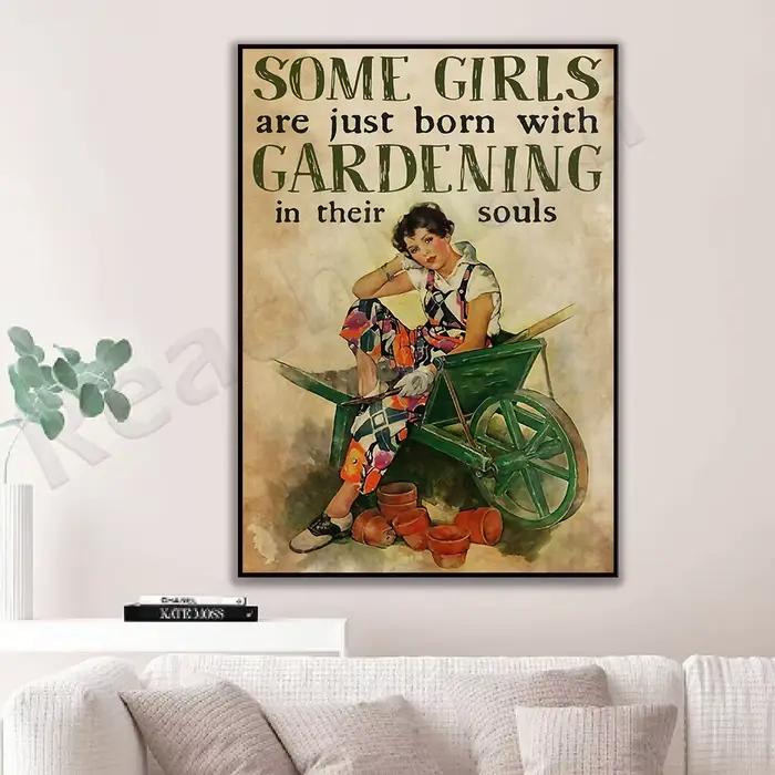 Affiche de jardinier de jardin