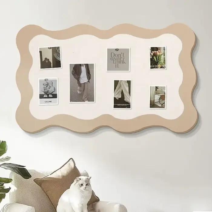 Sticker mural photo 60x40cm, auto-adhésif, sans perçage, tableau en feutre, facile à installer, tableau d'affichage, décoration de salon, chambre à coucher, bureau