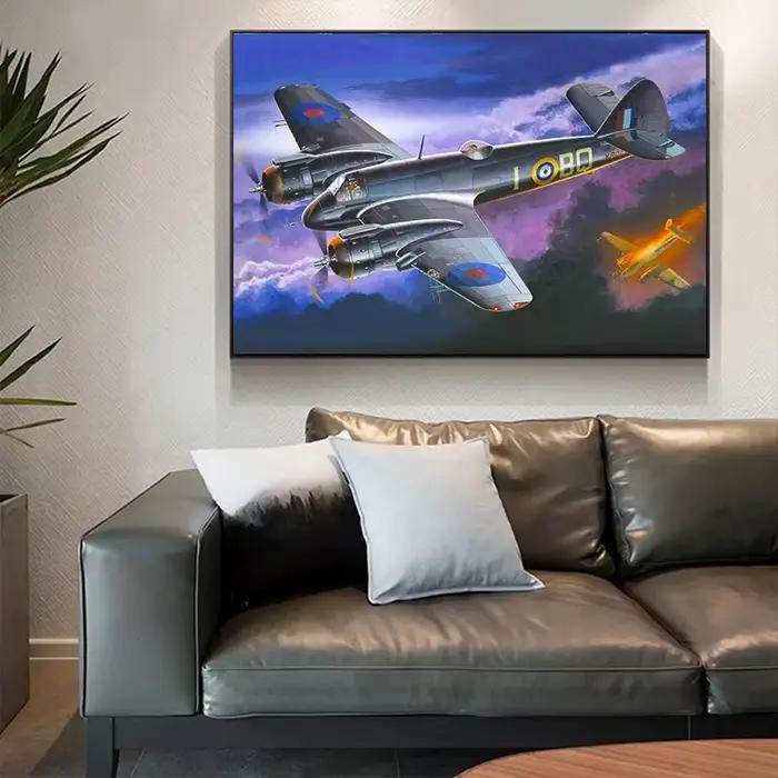 Toile d'avion de Combat de la guerre mondiale