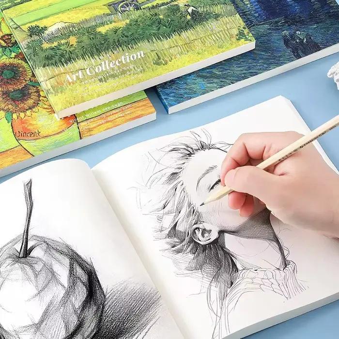 Livre de croquis de peinture à l'huile Van Gogh 20K
