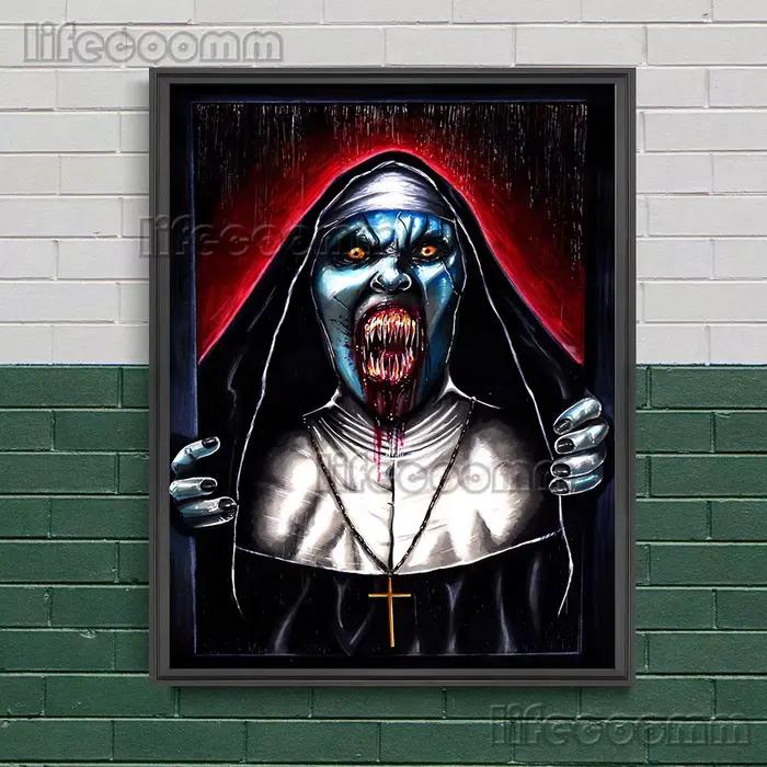 Affiche de Film d'Horreur d'Halloween Imprimée sur Toile