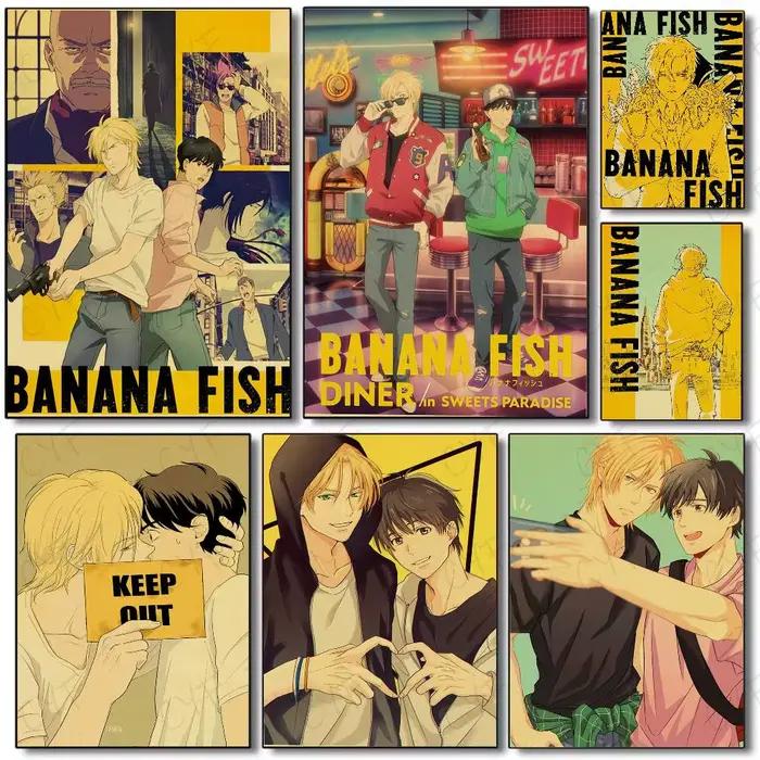 Affiche de poisson b-banane Anime