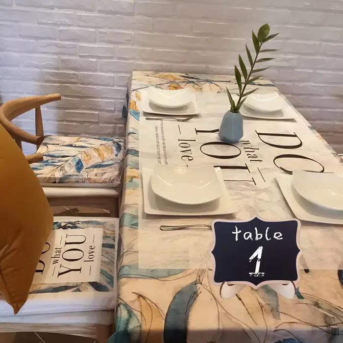 10 pièces tableaux signes avec chevalet support petits