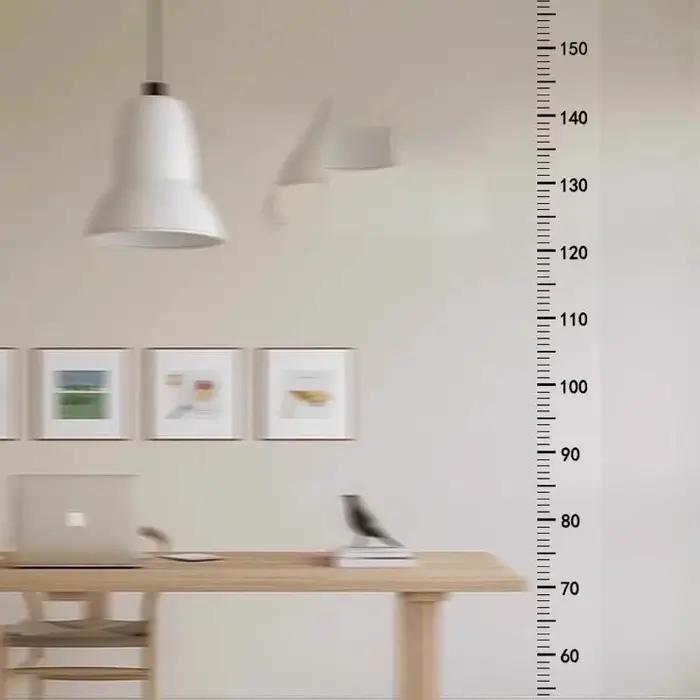 Autocollant mural pour tableau de croissance des enfants, imperméable et amovible, 1 pièce, règle de hauteur claire et précise, comme cadeau d'anniversaire pour garçons et filles