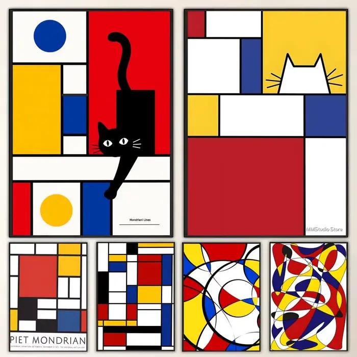 Affiche de l'artiste Piet Mondrian
