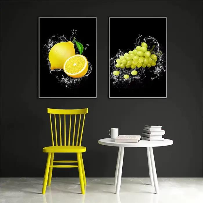 Affiche et impressions de fruits frais naturels Harvey Oranges