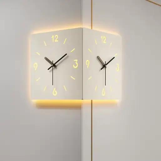 Horloges murales numériques modernes, horloge murale silencieuse pour salon, chambre à coucher, grande décoration, ornements de bureau