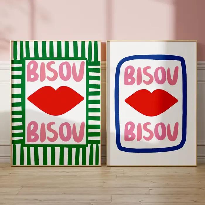 Affiches de peinture sur toile rose éclectique pour la décoration intérieure
