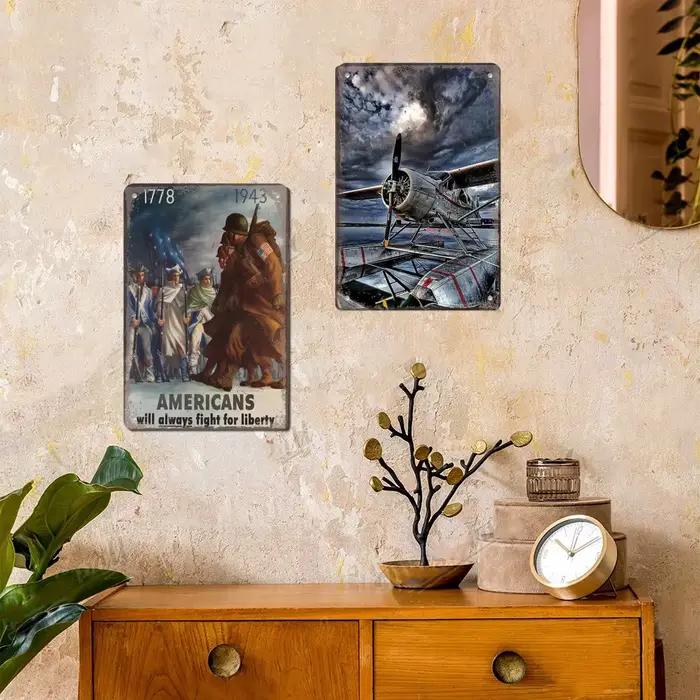 Affiches vintage d'avions