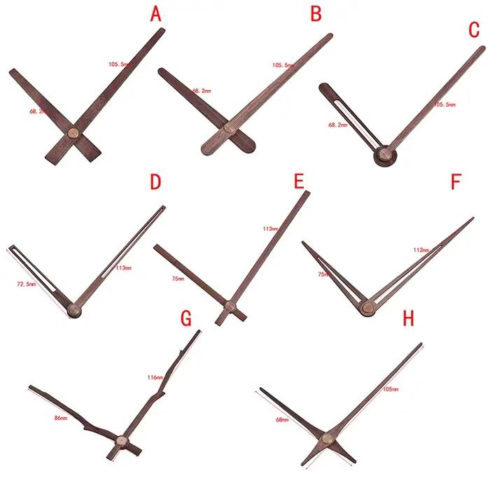 Aiguilles d'Horloge Murale Créative Japonaise en Bois