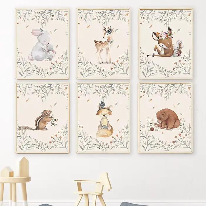 Toile d'art mural cerf