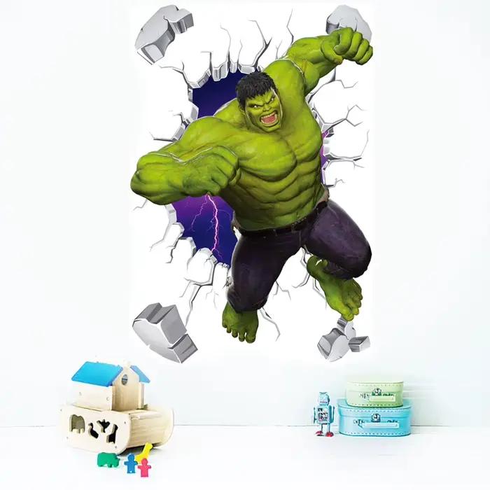 Affiche de film de Super héros 3D