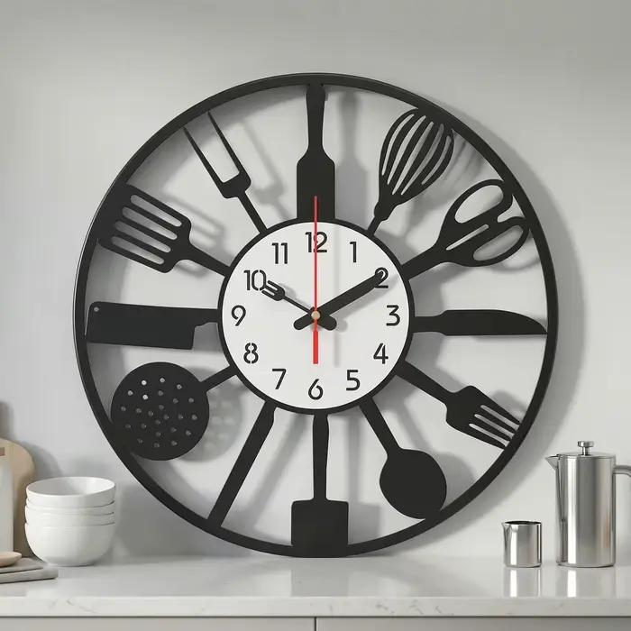 Horloge murale de cuisine de 15