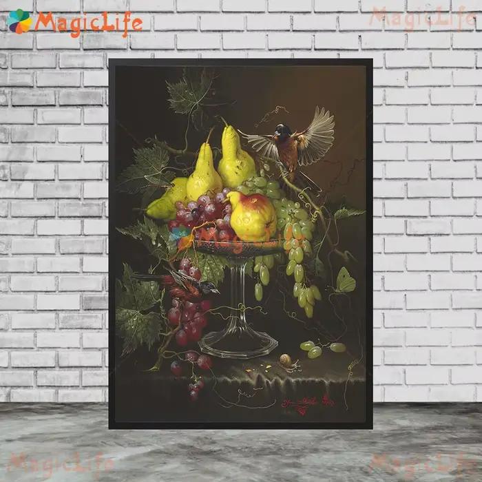 Affiches de fruits nature morte pomme