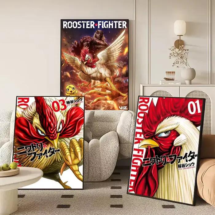 Affiche autocollante Anime ROOSTER FIGHTER